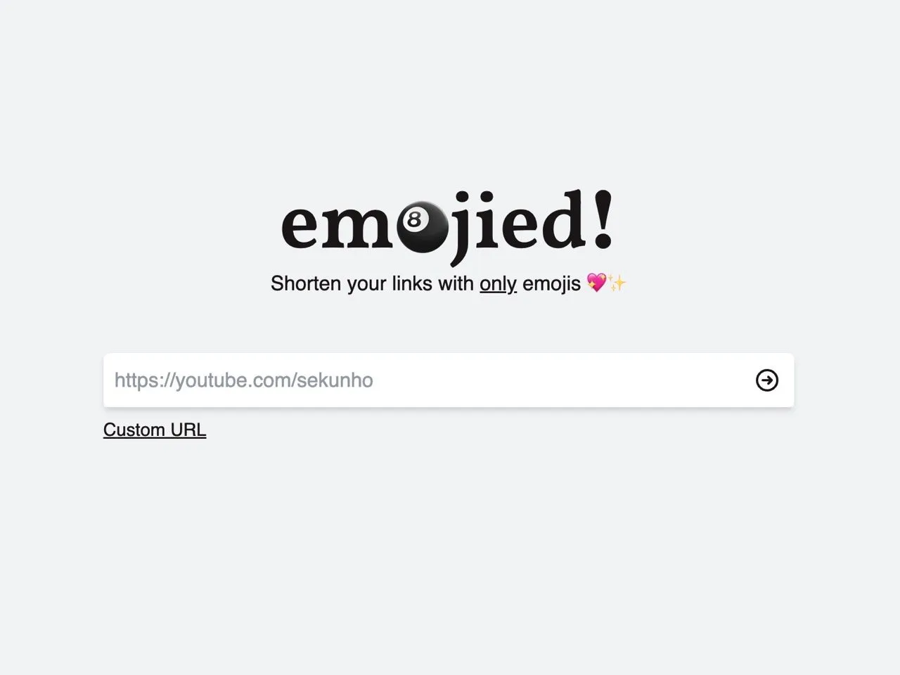 Emojied 免费缩网址工具，让短网址带有个性化表情符号&#x1f602;